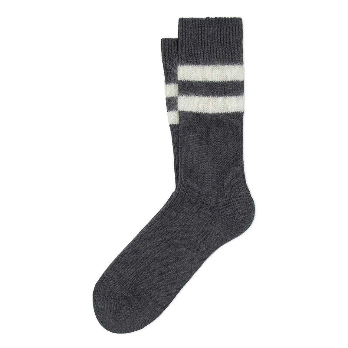 Calcetines a rayas de la marca Ant45, modelo KOLA. Elaborado en microfibra color gris. Calcetines ideales para esta temporada!