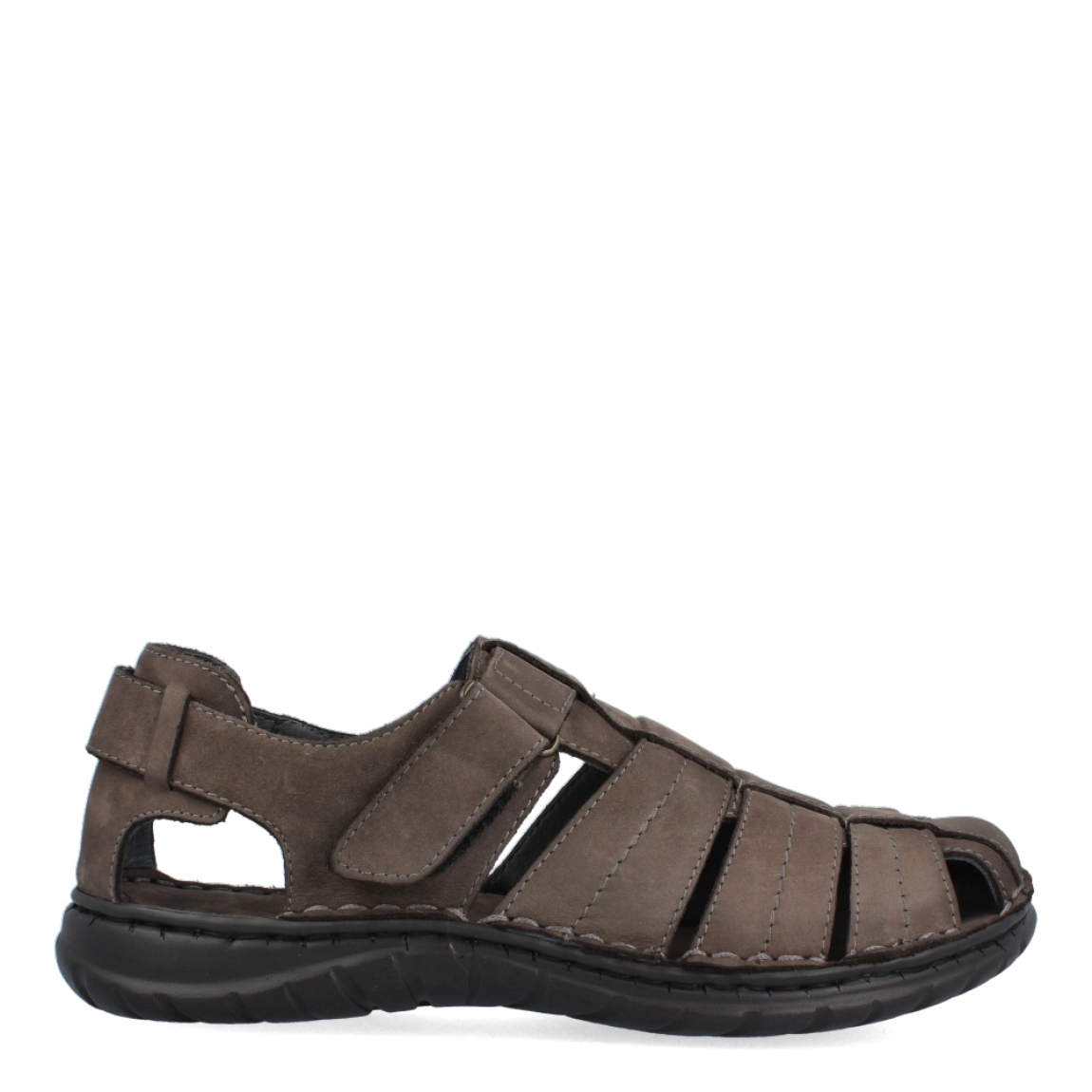 Sandalias cerradas de la marca Walk & Fly, modelo TEO. Exterior de las sandalias en piel color marrón. Interior de las sandalias en ante color marrón. Cierre de las sandalias Walk & Fly con velcro y suela plana de goma. Estas sandalias Walk & Fly TEO son un complemento clásico de temporada, te darán una comodidad absoluta. No te puede faltar en el armario.