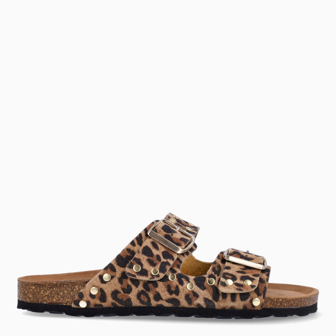 Sandalias de la marca Itse, modelo BATTERSEA. Sandalias elaboradas en piel con estampado animal print. Sandalias Itse con cierre de doble hebilla en pala. Interior en corcho. Suela de sandalia plana. Sandalias Itse BATTERSEA, es un complemento clásico, que destacarán tus looks del día a día!