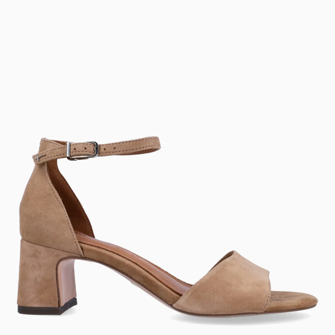 Sandalias de la marca Tamaris, modelo ANGÉLICA. Sandalias elaboradas en ante color beig con tira en pala. Interior en piel color nude y cierre de hebilla en tobillo. Sandalias Tamaris con tacón de 5cm de altura. Estas sandalias Tamaris ANGÉLICA son un complemento ideal para ti!