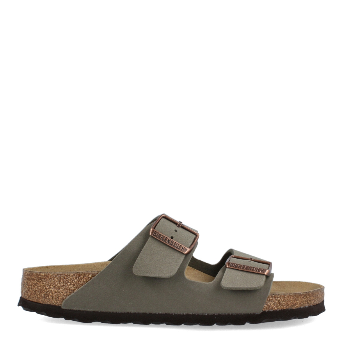 Sandalias de la marca Birkenstock, modelo ARIZONA BIRKO. Sandalias elaboradas en neopreno de alta calidad color gris con una base de corcho y látex de forma anatómica. Cierre de las sandalias con doble hebilla de espiga de metal con ajuste individual, en empeine y pala. Estas sandalias Birkenstock ARIZONA BIRKO son un complemento ideal para esta temporada, su diseño simple atemporal, lo hace el accesorio clásico para tus looks!