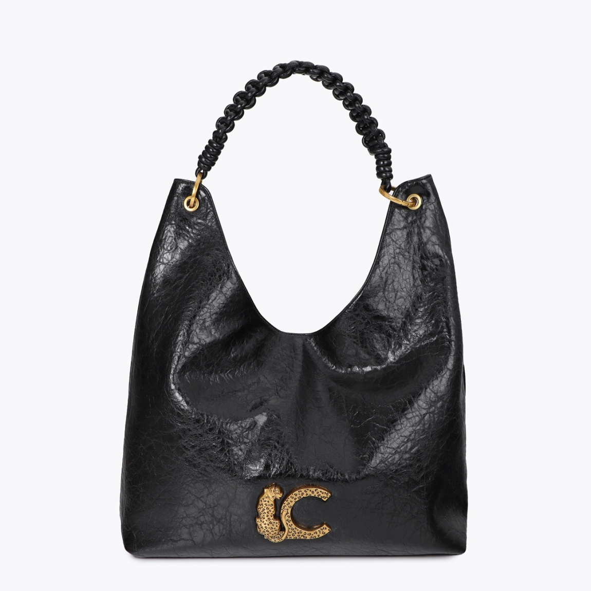 Bolso shopper de la marca Lola Casademunt, modelo CALIA. Bolso elaborado en polipiel en color negro con asa trenzada que ofrece un estilo elegante. Diseño espacioso, perfecto para el día a día. Detalle de cierre dorado con logotipo distintivo. Ideal para llevarlo al trabajo o en salidas informales. Bolso Lola Casademunt CALIA, ideal para llevar a todos lados!ALTO 40cm ANCHO 36cm PROFUNDIDAD 12cm