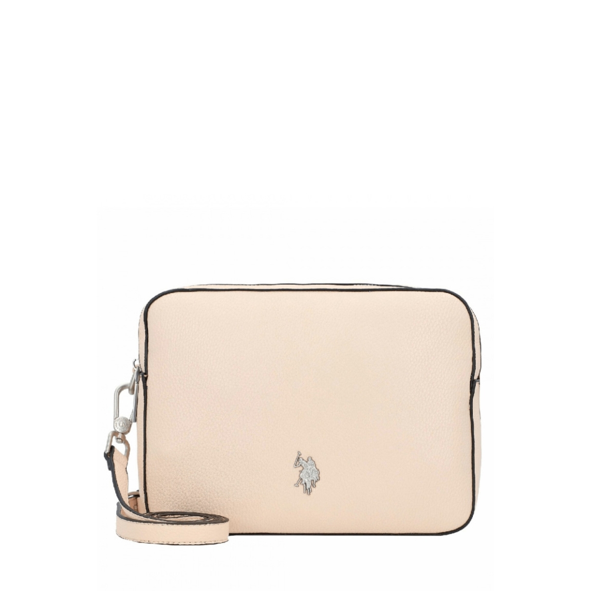 Bolso de la marca US POLO, modelo NEW MANSION. Elaborado en piel color blanco con logotipo en parte frontal. Interior en textil y con compartimentos. Cierre del bolso US POLO con cremallera y una asa bandolera. Medidas: alto 17cm y ancho 22cm. Este bolso US POLO NEW MANSION es ideal para llevar a todos lados!