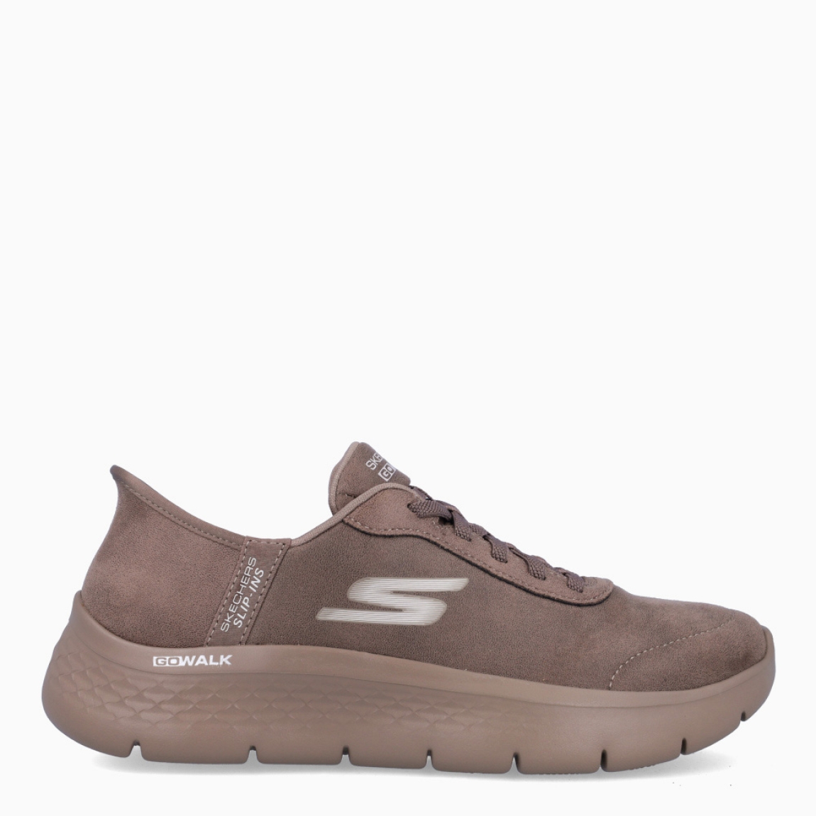 Deportivas de la marca Skechers, modelo D12. Exterior en ante color taupe con logo lateral de la marca. Interior en textil color taupe con plantilla extraíble y acolchada para máxima comodidad. Cierre con cordones y suela de goma con 2cm de altura. Estas deportivas Skechers D12 son unas clásicas, ideales para ti!