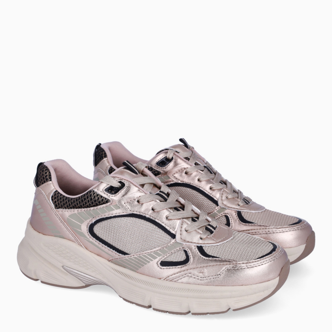 Deportivas de la marca Tamaris, modelo MARJO. Exterior en piel colo rosa brillante. Interior de las deportivas en piel color rosa con plantilla acolchada y extraíble para máxima comodidad. Cierre de las deportivas con cordones y cuña de 3cm de altura. Estas deportivas Tamaris MARJO son un complemento ideal para tu día a día. No pueden faltar en tu armario!