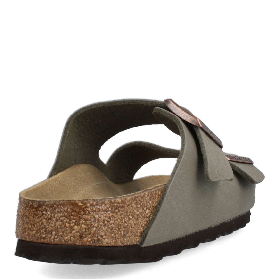 Sandalias de la marca Birkenstock, modelo ARIZONA BIRKO. Sandalias elaboradas en neopreno de alta calidad color gris con una base de corcho y látex de forma anatómica. Cierre de las sandalias con doble hebilla de espiga de metal con ajuste individual, en empeine y pala. Estas sandalias Birkenstock ARIZONA BIRKO son un complemento ideal para esta temporada, su diseño simple atemporal, lo hace el accesorio clásico para tus looks!