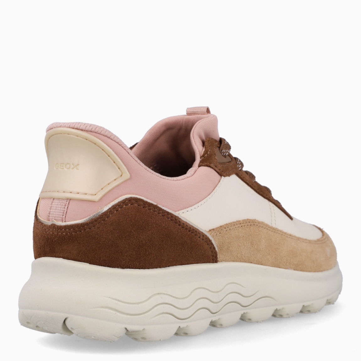 Deportivas de la marca Geox, modelo ELAR. Exterior en ante multicolor. Interior en textil color rosa con plantilla acolchada y extraíble para máxima comodidad. Suela dentada de goma con cuña de 3cm de alto. Estas deportivas Geox ELAR son ideales para ti!