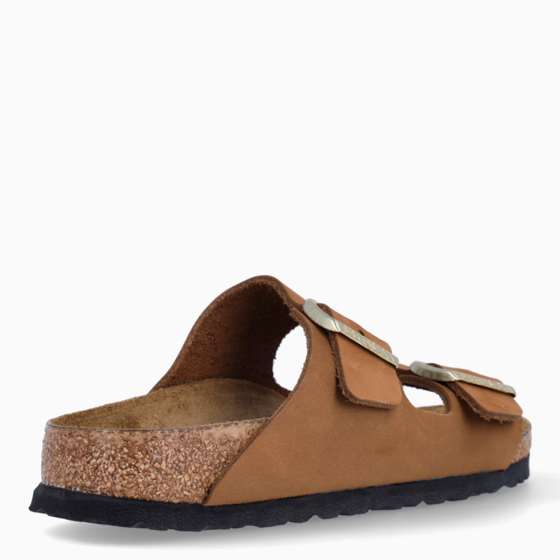 Sandalias de la marca Birkenstock, modelo ARIZONA BIRKO. Sandalias elaboradas en piel de alta calidad color camel, con base de corcho y látex de forma anatómica. Cierre de las sandalias con doble hebilla de espiga de metal con ajuste individual, en empeine y pala. Estas sandalias Birkenstock ARIZONA BIRKO son un complemento ideal para esta temporada, su diseño simple atemporal, lo hace el accesorio clásico para tus looks!
