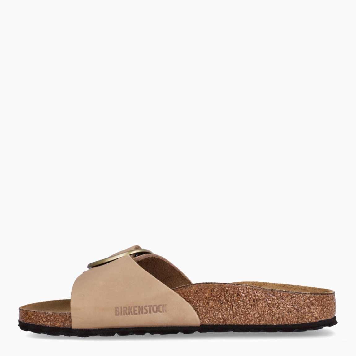 Sandalias de la marca Birkenstock, modelo ARIZONA BIRKO. Exterior de las sandalias en piel color beig con base de corcho en forma anatómica. Cierre de las sandalias Birkenstock con dos hebillas de espiga metálica con ajuste individual. Estas sandalias Birkenstock ARIZONA está diseñada con material resistente y respetuoso con la piel. El complemento ideal que necesitas para tus looks llenos de comodidad esta temporada.