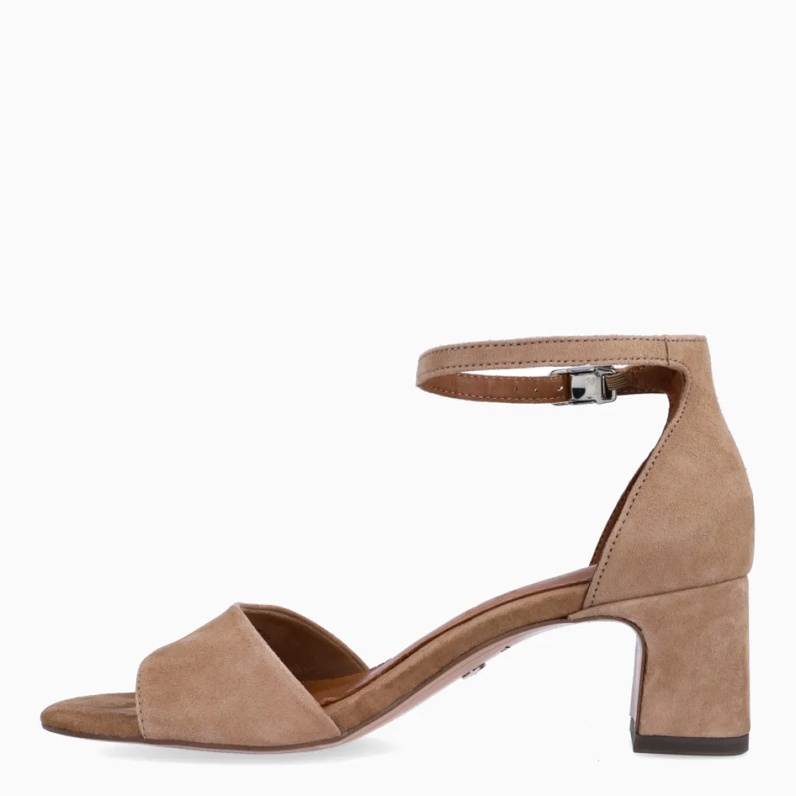 Sandalias de la marca Tamaris, modelo ANGÉLICA. Sandalias elaboradas en ante color beig con tira en pala. Interior en piel color nude y cierre de hebilla en tobillo. Sandalias Tamaris con tacón de 5cm de altura. Estas sandalias Tamaris ANGÉLICA son un complemento ideal para ti!