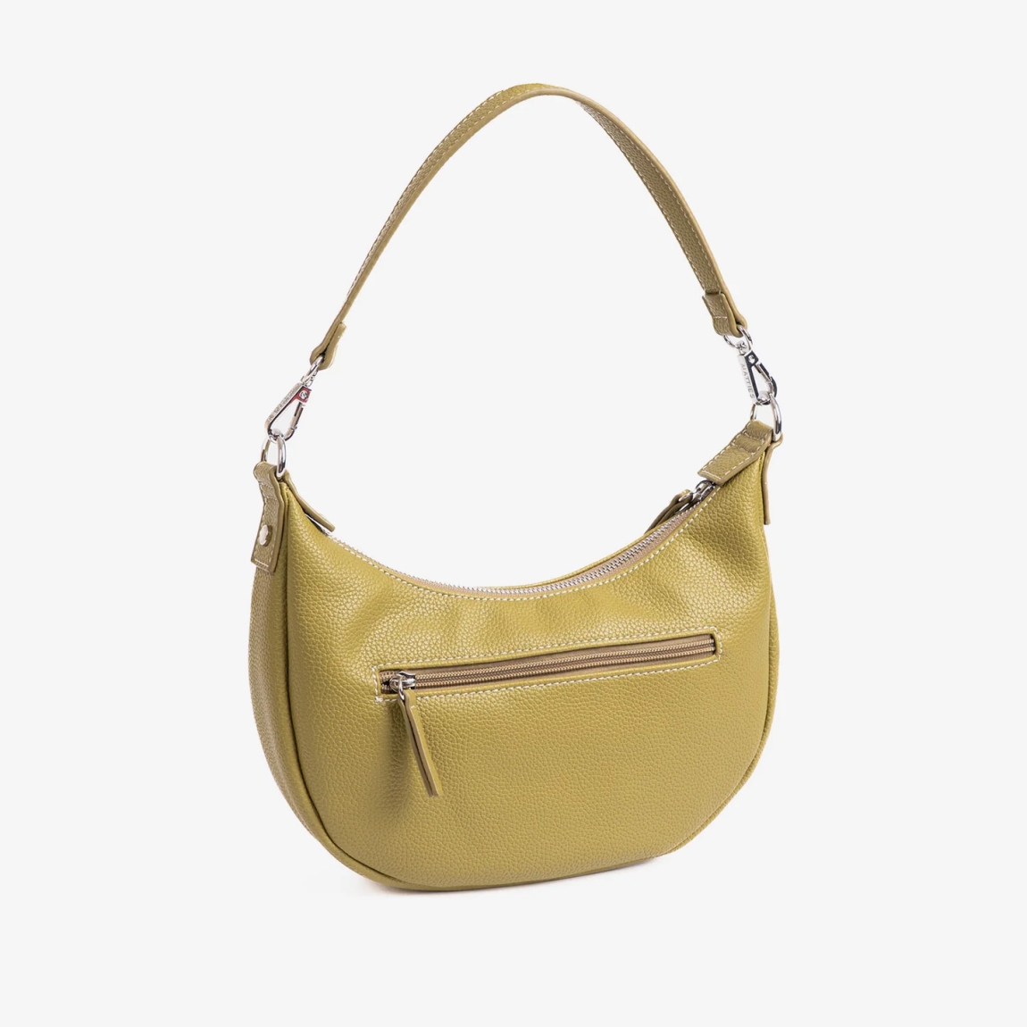 Bolso de la marca Matias Salva, modelo MINNA. Bolso elaborado en polipiel de alta calidad color verde, con un acabado fiel a la piel natural.Tamaño pequeño, ideal para llevar tus imprescindibles. Bolsillos estratégicamente ubicados para llevarlo todo organizado. Bolso Matias Salva, con bandolera desmontable con mosquetones, ajustable en alturaAsa de hombro desmontable. Interior forrado en textil suave al tacto. Bolso Matias Salva MINNA, ideal para llevar a todos lados! Medidas: 24.5x14x05 cm