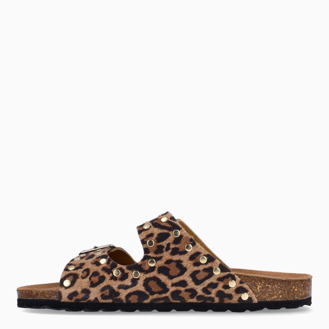 Sandalias de la marca Itse, modelo BATTERSEA. Sandalias elaboradas en piel con estampado animal print. Sandalias Itse con cierre de doble hebilla en pala. Interior en corcho. Suela de sandalia plana. Sandalias Itse BATTERSEA, es un complemento clásico, que destacarán tus looks del día a día!