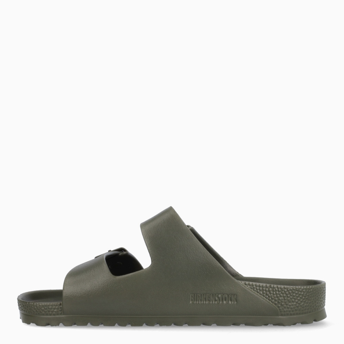 Sandalias de la marca Birkenstock, modelo ARIZONA EVA. Sandalias elaboradas en neopreno color verde de alta calidad. Cierre de las sandalias con doble hebilla en pala y empeine. Suela plana de goma. Estas sandalias Birkenstockl ARIZONA EVA son ligeras, resistentes al agua y te ofrece la mejor comodidad que necesitas para esta temporada.