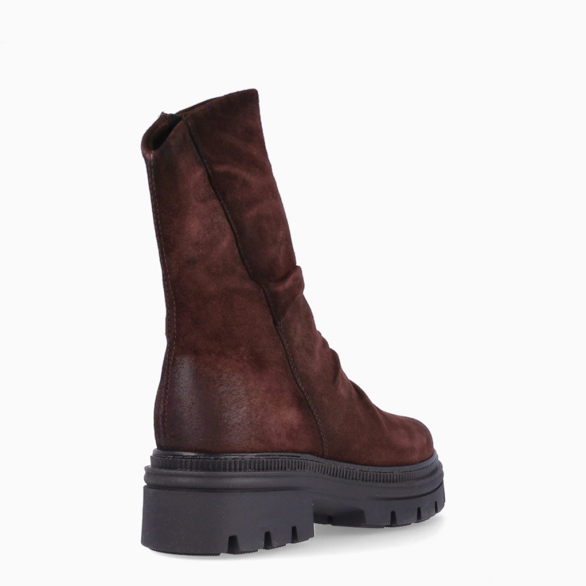 Botines de la marca MJUS, modelo CARMELINA. Botines en piel efecto corrugado de color burdeos. Puntera redonda y suela dentada con tacón de 3cm de altura para máxima comodidad. Cierre con cremallera. Botines MJUS CARMELINA, un complemento diseñado con estilo ubano, resistente para todo el día!