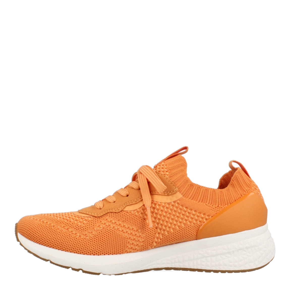 Deportivas de la marca Tamaris, modelo MIRT. Exterior e interior de las deportivas en tela transpirable color naranja. Cierre de las deportivas con cordones. Deportivas con plantatlla acolchada y extraíble para máxima comodidad. Deportivas con cuña de 3cm de altura. Este modelo Mirt, tiene la comodidad perfecte para tu día a día!