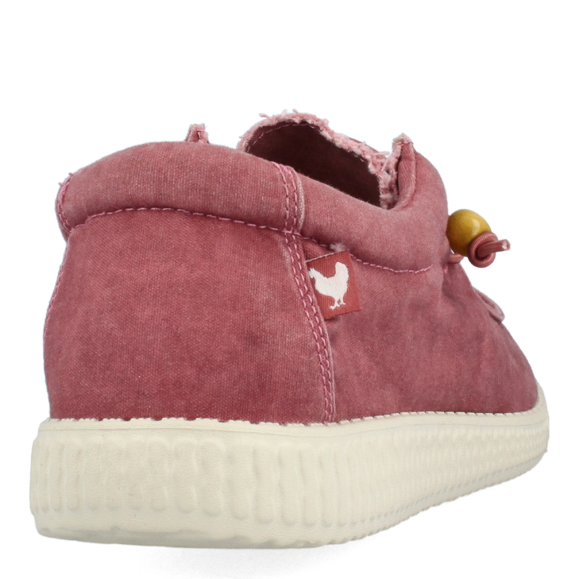 Naúticos de la marca Pitas, modelo WALLABY. Exterior e interior de los náuticos en tela color rojo. Náuticos con plantilla acolchada y extraíble. Cierre de los náuticos con cordones elásticos. Estos náuticos Pitas WALLABY son unos clásicos de temporada, que garantizan la máxima comodidad en tu día a día.