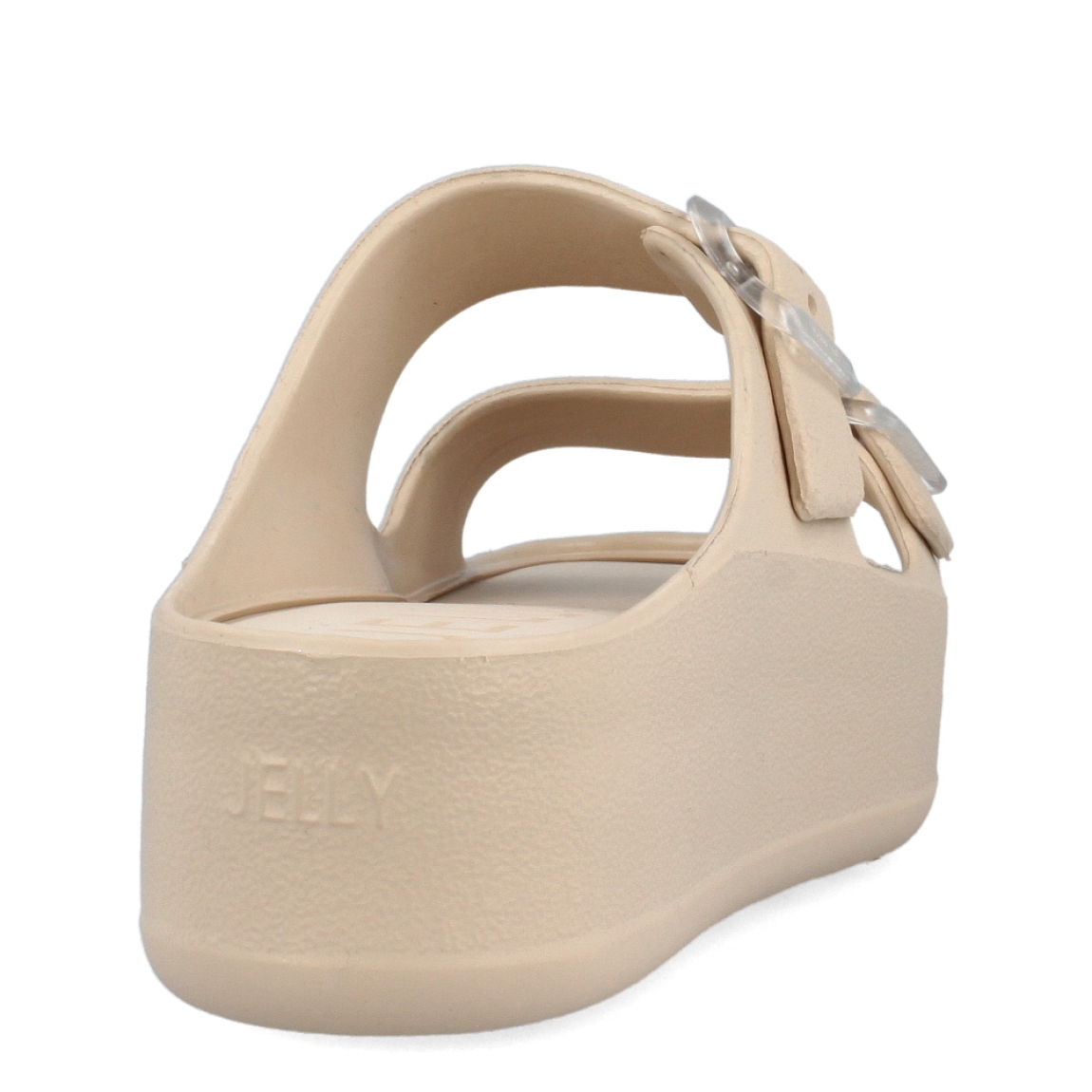 Sandalias de la marca Lemon Jelly, modelo FENIX. Exterior de las sandalias en neopreno color beig. Interior de las sandalias en goma color beig. Cierre de las andalias Lemon Jelly con doble hebilla y con plataforma de 4.5cm de altura. Estas sandalias Lemon Jelly FENIX están pensadas para esos días cálidos y soleados. Combínalas con el vestido de playa y disfruta de la máxima comodidad que te ofrece este producto.