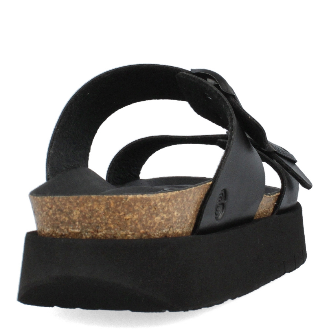 Sandalias de la marca Genuins, modelo G10. Exterior e interior de las sandalias en piel color negro. Cierre de las sandalias Genuinns con doble hebilla en la pala y empeine. Sandalias con plataforma de goma. Estas sandalias Genuins G10 son unas clásicas de temporada. Podrás armar diferentes looks con la máxima comodidad posible en tu día a día.
