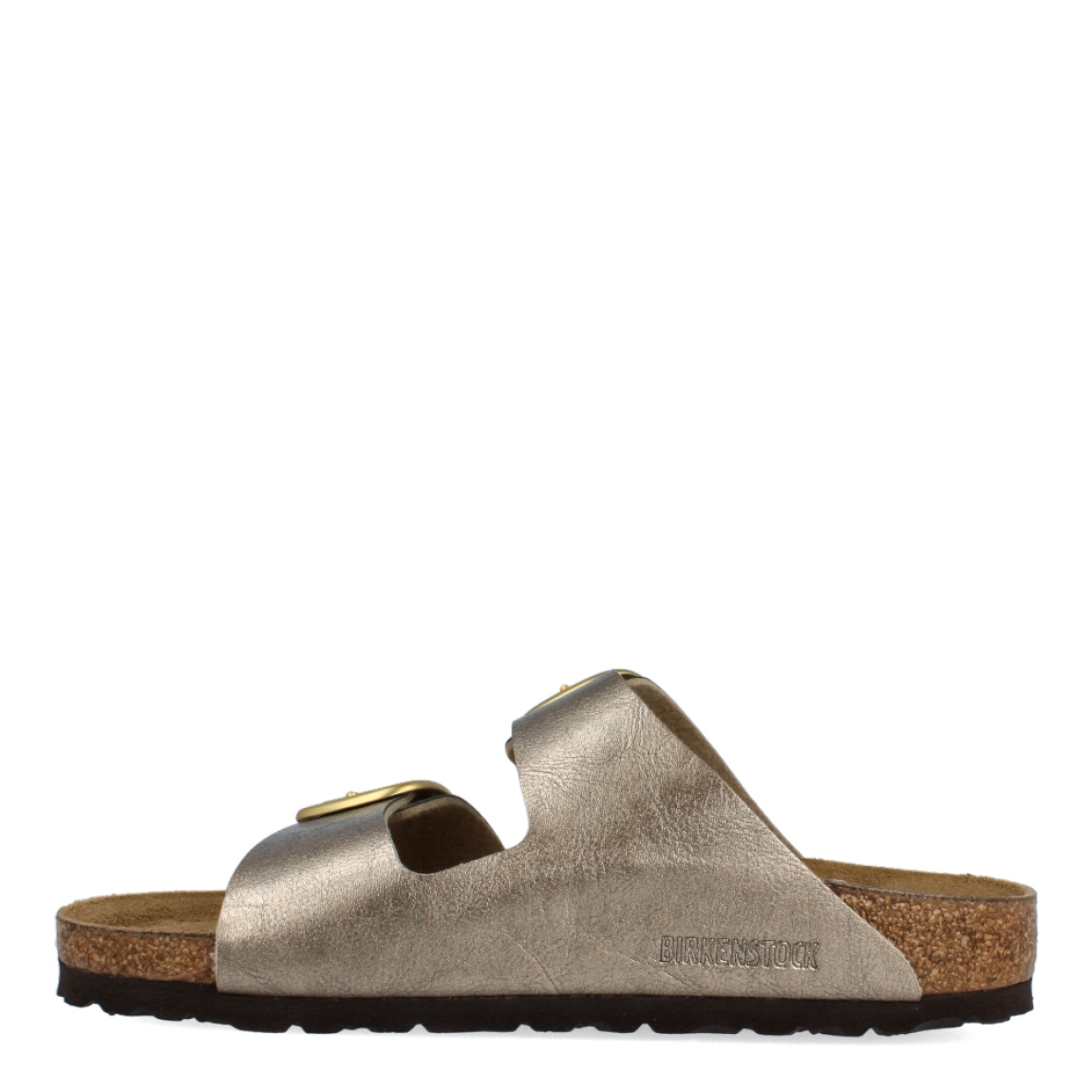Sandalias de la marca Birkenstock, modelo ARIZONA BIG BUCKLE. Exterior de sandalias en piel color bronce. Sandalias con base de corcho en forma anatómica. Cierre de las sandalias Birkenstock con dos hebillas de espiga metálica con ajuste individual. Estas sandalias Birkenstock ARIZONA BIG BUCKLE está diseñado con material resistente y respetuoso con la piel. El complemento ideal que necesitas para tus looks llenos de comodidad esta temporada.