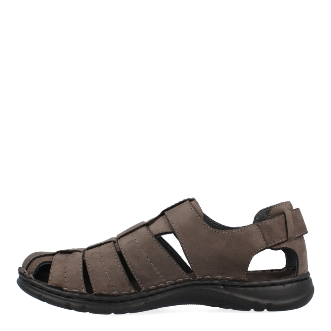 Sandalias cerradas de la marca Walk & Fly, modelo TEO. Exterior de las sandalias en piel color marrón. Interior de las sandalias en ante color marrón. Cierre de las sandalias Walk & Fly con velcro y suela plana de goma. Estas sandalias Walk & Fly TEO son un complemento clásico de temporada, te darán una comodidad absoluta. No te puede faltar en el armario.