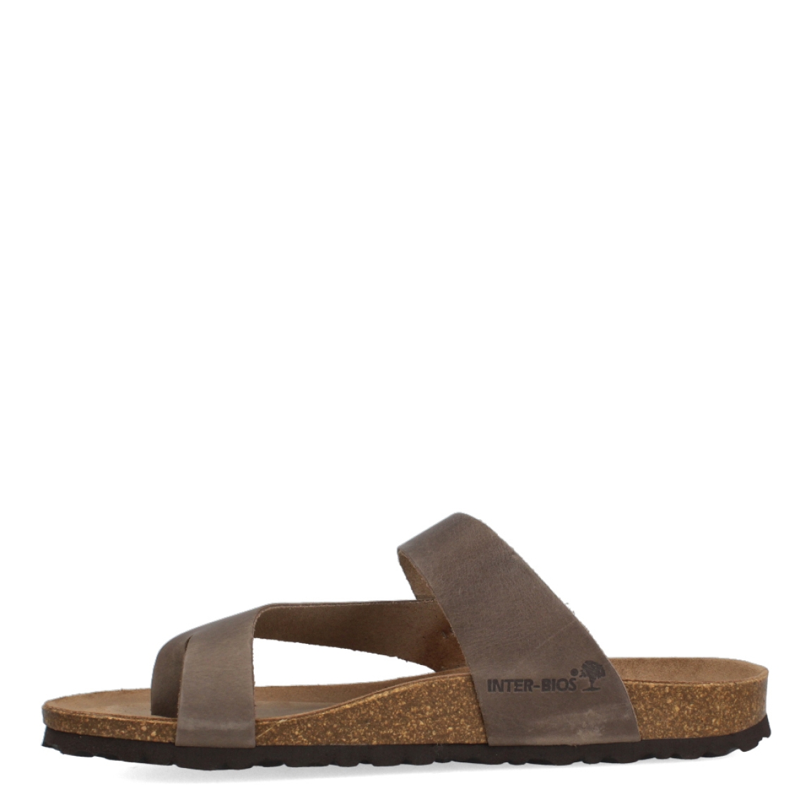 Sandalias de la marca Inter Bios, modelo DINA. Sandalias elaboradas en piel color marrón. Cierre con hebilla y suela de goma plana. Estas sandalias Inter Bios DINA es un complemento ideal para tus looks de temporada.