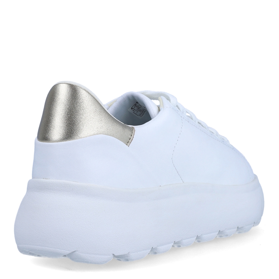 Deportivas de la marca Geox, modelo BIANCA. Exterior de las deportivas Geox en piel color blanco. Interior de las deportivas Geox en textil color blanco. Detalle en la talonera en textil dorado escarchado. Plantilla acolchada para máxima comodidad. Cierre con cordones. Talón plano con una suela de 3cm. Estas deportivas GEOX BIANCA, son unas clásicas que debes tener en tu armario. Te ayudarán a combinarlas con todos tus looks y estilos!