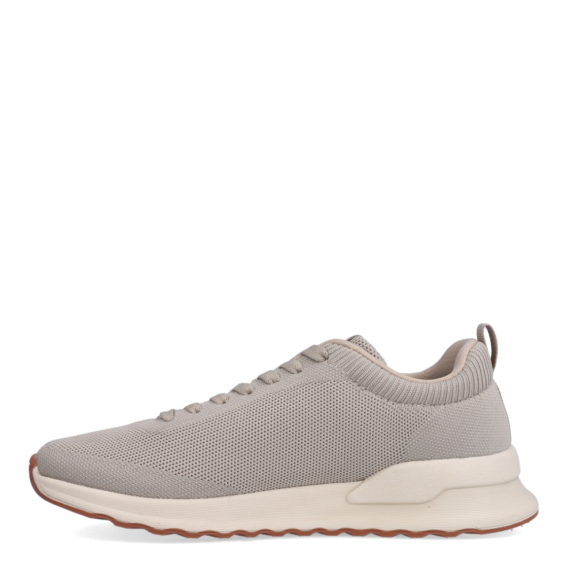 Deportivas de la marca Ecoalf, modelo CONDEKI. Exterior de las deportivas en tela color beig. Interior de las deportivas en tela y piel color beig. Cierre de las deportivas con cordones beig. Deportivas Ecoalf con suela plana. Estas deportivas Ecoalf Condeki transpirables son el complemento perfecto en tu armario. Tienen un diseño clásico y te darán la comodidad que necesitas para tu día a día!
