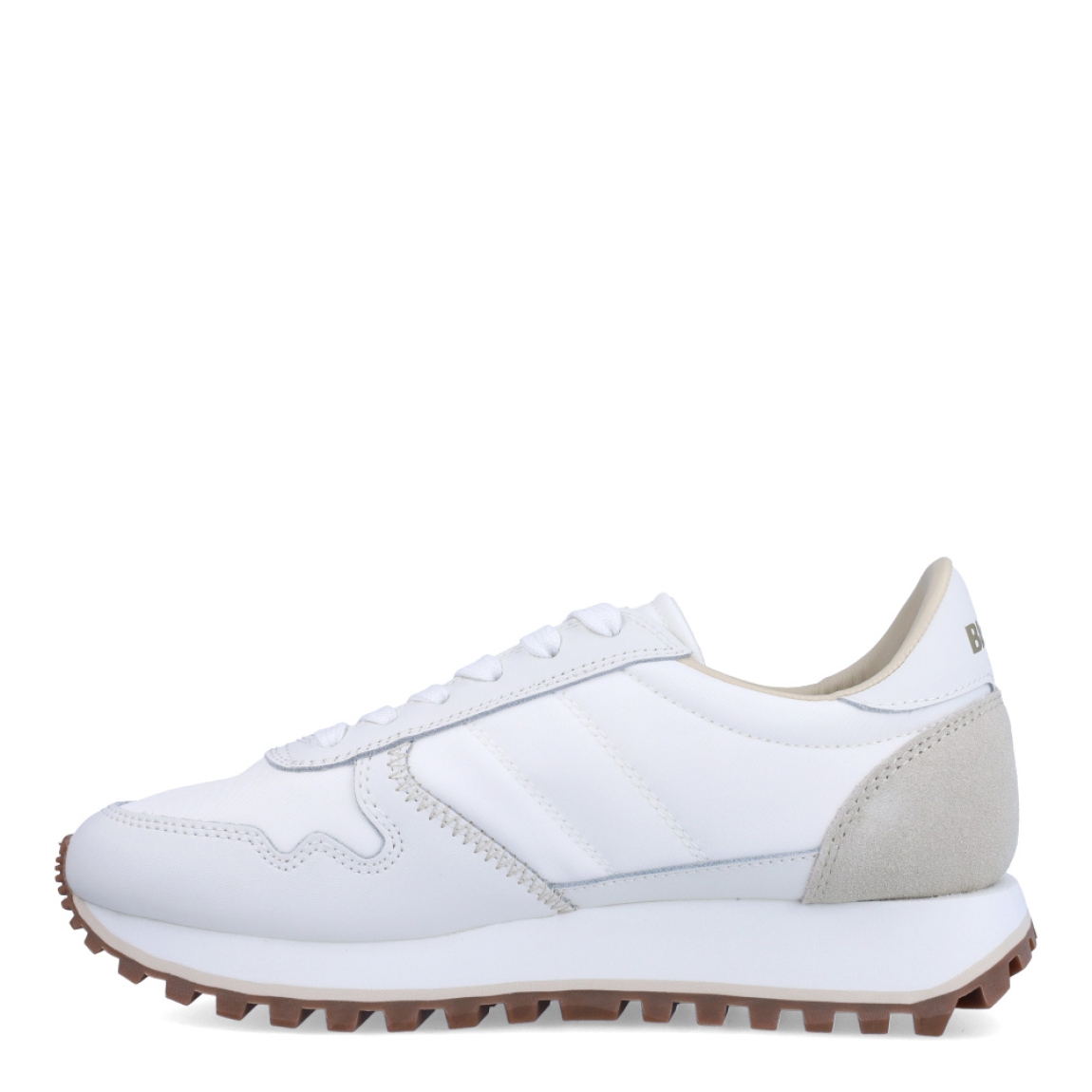 Deportivas de la marca Blauer, modelo MILLEN. Exterior de las deportivas en naylon color blanco. Interior de las deportivas en piel color blanco. Cierre de las deportivas con cordones color blanco. Deportivas con suela dentada de goma de 3cm de plataforma. Logo Blauer en el lateral exterior de la deportiva. Este modelo MILLEN de Blauer es ideal para tu comodidad del día a día!