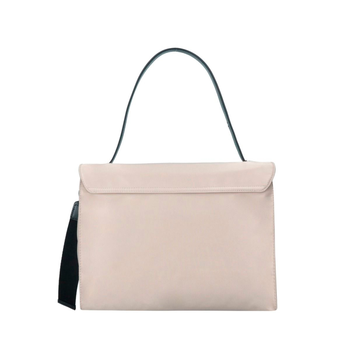 Bolso de la marca Rebelle, modelo CLIO STREET . Bolso elaborado en naylon color camel. Se caracteriza por su doble portabilidad, se puede llevar en la mano, y gracias a la correa de hombro desmontable y ajustable, se puede llevar cruzado. El interior está forrado y cuenta con dos prácticos bolsillos, uno pequeño y otro más grande. Cierre con botón. Medidas: alto 26cm y ancho 33cm.