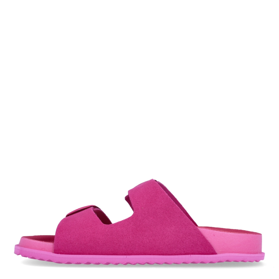 Sandalia para mujer de la marca Geox modelo SANDYBETT. Elaborada en neopreno color fucsia, de estilo diario, que garantiza confort y transpirabilidad durante todo el día. Cierre con doble hebilla en pala. Este modelo, cuenta con una empella de suave gamuza. Ideal para la ciudad, Sandybett está pensada para añadir un toque moderno a los looks de verano.