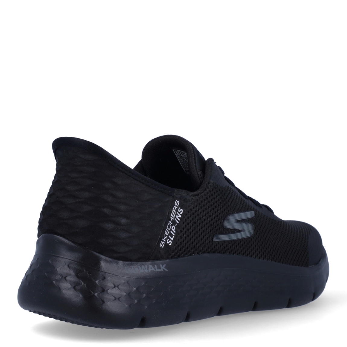 Deportivas de la marca Skechers, modelo GO WALK. Exterior en naylon con efecto rejilla color azul negro, con logo lateral de la marca. Interior en textil transpirable color negro con plantilla acolchada y extraíble para máxima comodidad. Cierre con cordones. Suela de goma con cuña de 3cm de altura. Estas deportivas Skechers GO WALK son ideales para tu día a día, unas clásicas excelentes en comodidad.