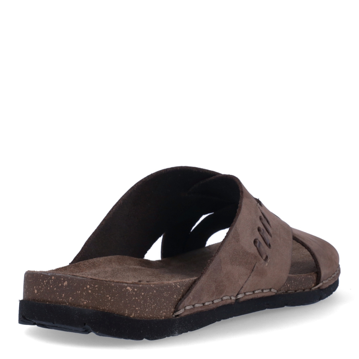 Sandalias clásicas de la marca Walk & Fly, modelo 868. Exterior en neopreno color marrón con tiras cruzadas. Sandalias abiertas con plataforma de goma plana. Estas sandalias Walk & Fly 868 tienen la comodidad que necesitas en tu día a día!