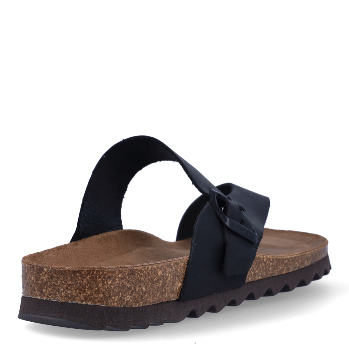 Sandalias de la marca Inter Bios, modelo DINA. Sandalias elaboradas en piel color negro. Cierre con hebilla y suela de goma plana. Estas sandalias Inter Bios DINA es un complemento ideal para tus looks de temporada.