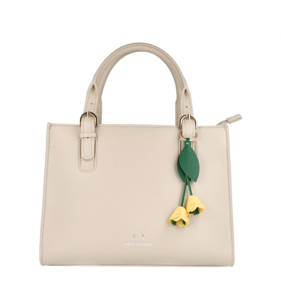 Llavero de rosas color amarillo de la marca Sons, elaboradas en piel, cosidas a mano. Llavero ideal combinable con diferentes bolsos, accesorio perfecto para ti!