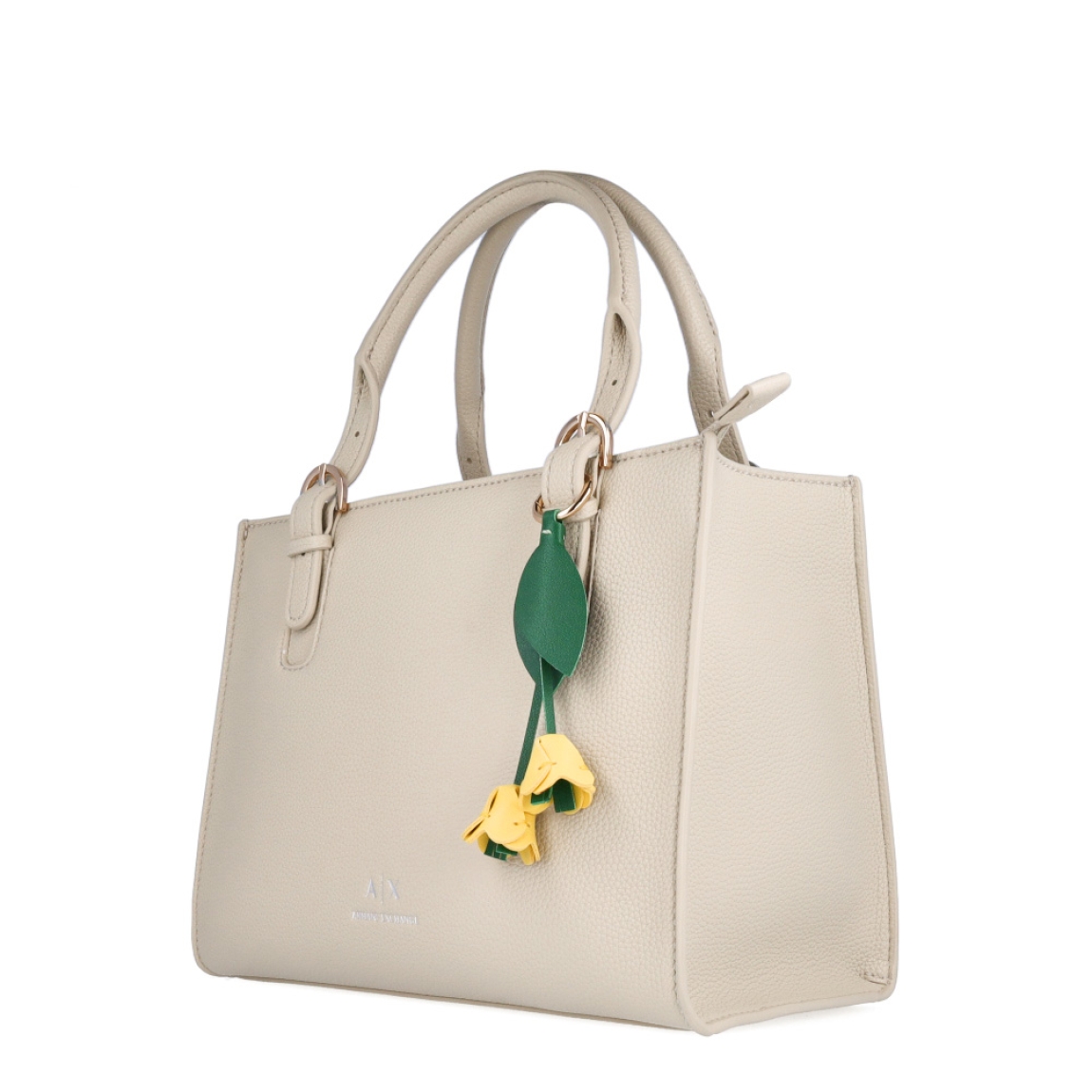 Llavero de rosas color amarillo de la marca Sons, elaboradas en piel, cosidas a mano. Llavero ideal combinable con diferentes bolsos, accesorio perfecto para ti!