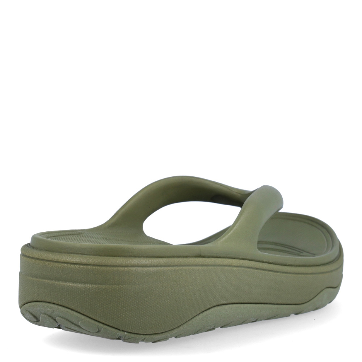 Sandalias de la marca Fitflop, modelo RELIEFF. Exterior elaborado en neopreno color verde. Interior en piel color verde. Suela con cuña de 4cm de altura. Estas sandalias Fitflop RELIEFF son ideales para esta temporada!