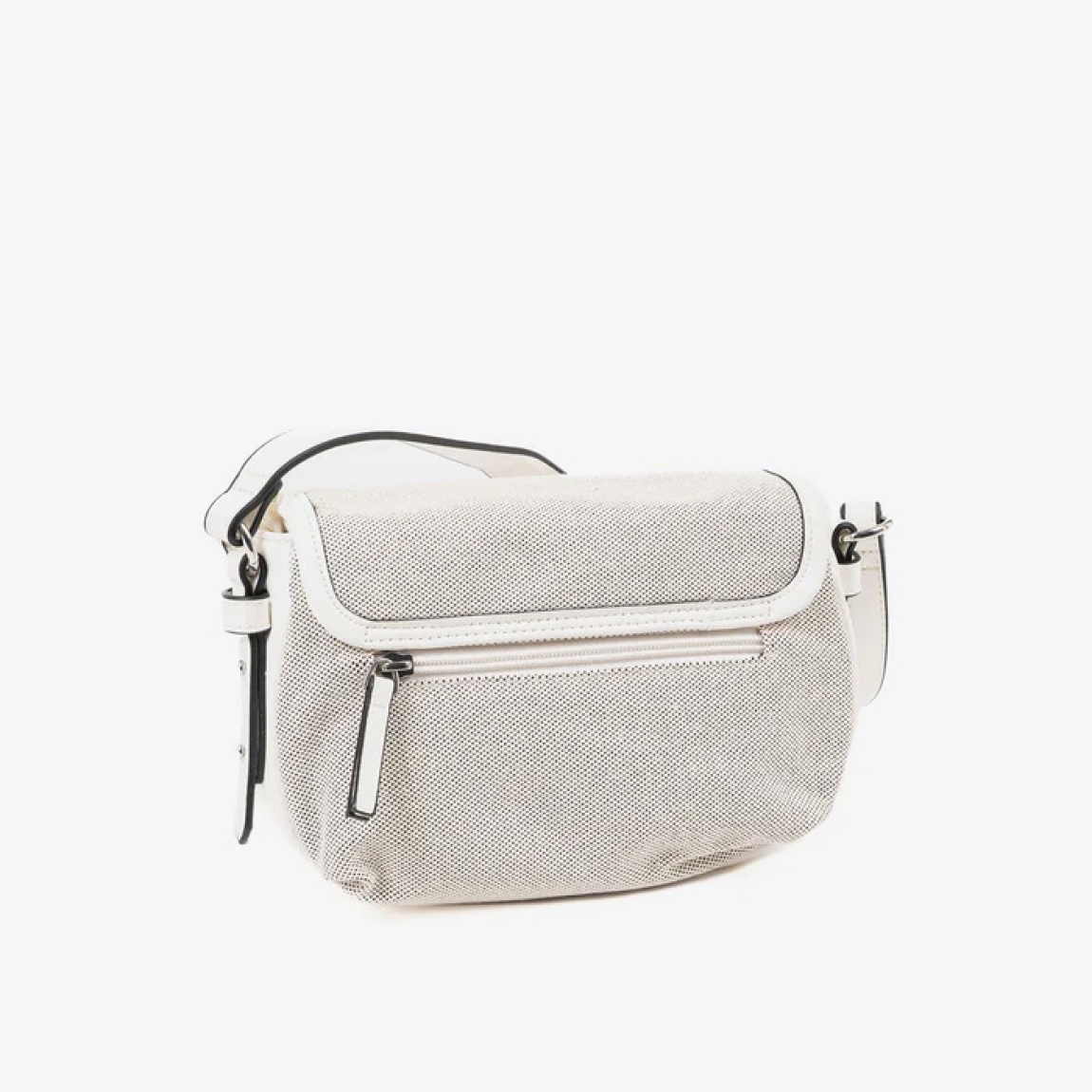 Bolso de mujer de la marca Matias Salva, modelo DALIAS. Elaborado en piel color beig con detalle en blanco. Acabado en lona de alta calidad. Interior de forro textil con un bolsillo cerrado con cremallera. En la parte trasera tiene un bolsillo cerrado con cremallera. Tiene asa de hombro. El asa auxiliar tipo bandolera cuenta con mosquetones para su fácil colocación. DIMENSIONES: 23x13x11 cm. Bolso Matias Salva DALIAS ideal para esta temporada!