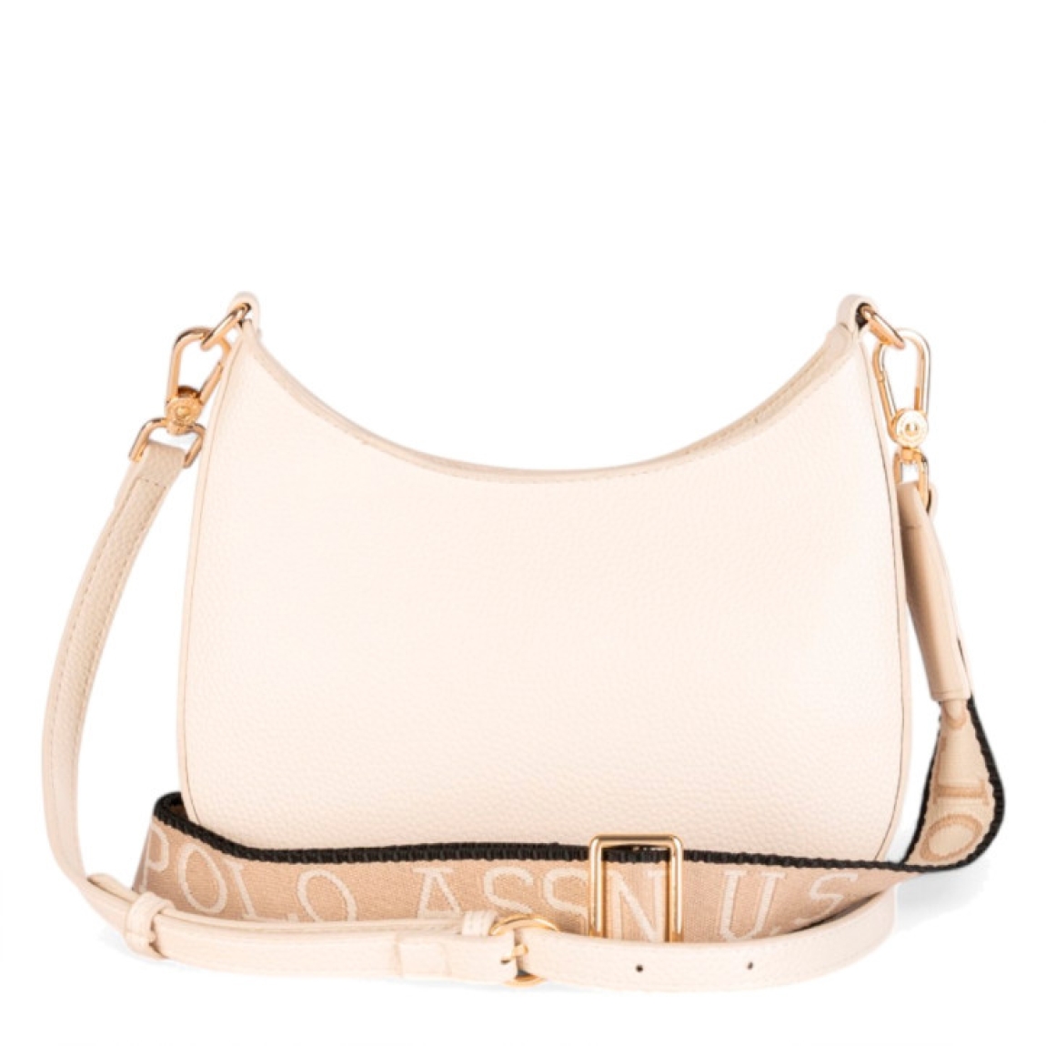 Bolso de la marca US POLO, modelo MANSION. Elaborado en piel color blanco con logotipo en parte frontal. Interior en textil y con compartimentos. Cierre del bolso US POLO con cremallera y una asa bandolera. Medidas: alto 15cm y ancho 24cm. Este bolso US POLO MANSION es ideal para llevar a todos lados!
