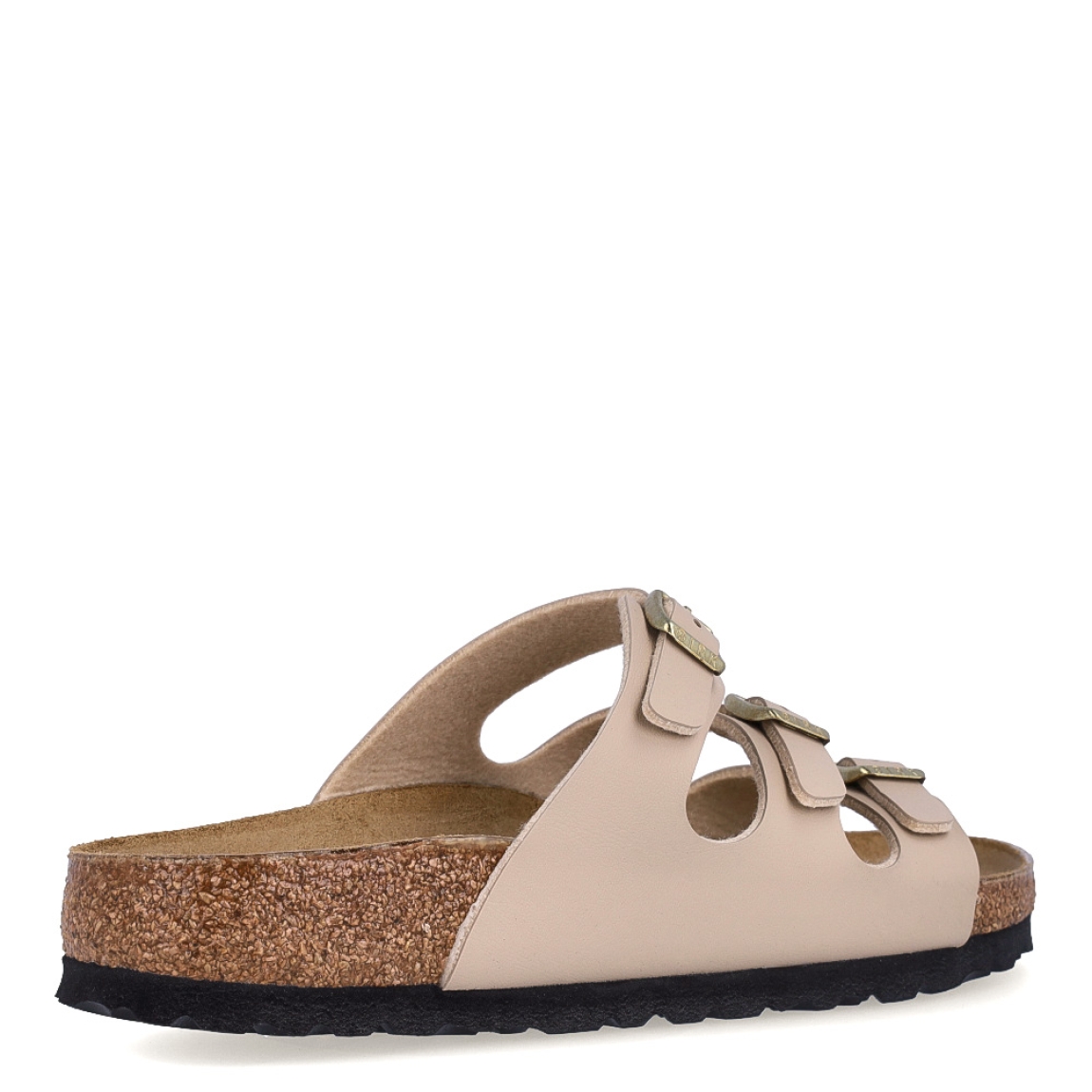 Sandalias de la marca BIRKENSTOCK, modelo FLORIDA. Elaborado en piel color camel, con tres correas estrechas con ajuste individual gracias a las robustas hebillas de metal, la sandalia ofrece además buena sujeción y se adapta de manera individual a todas las formas de pie. Suela plana y de goma. Estas sandalias BIRKENSTOCK FLORIDA son ideales para esta temporada!