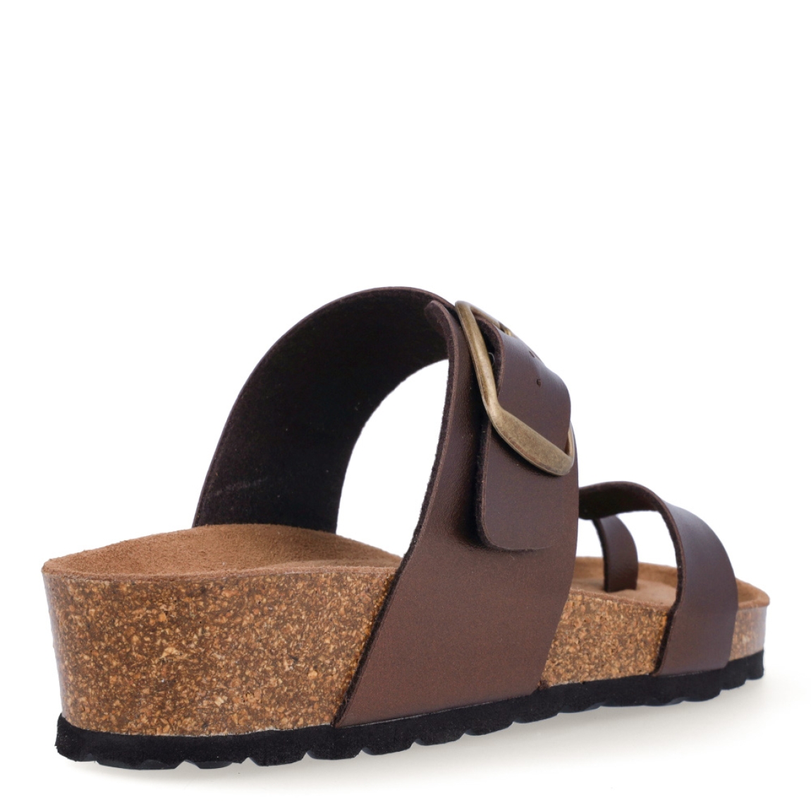 Sandalias de la marca Itse, modelo DUQUE. Exterior en piel color bronce con tiras cruzadas en pala. Interior en ante color marrón. Cierre de sandalias Itse con hebilla en empeine. Suela de 4cm de altura. Estas sandalias Itse DUQUE son ideales en comodidad, ligereza, perfectas para esta temporada!