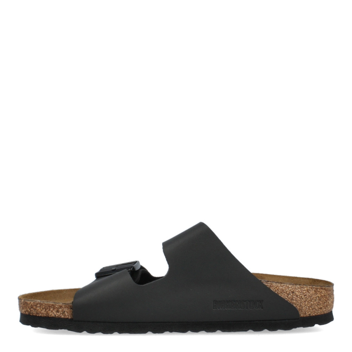 Sandalias de la marca Birkenstock, modelo ARIZONA BIRKO-FLOR. Sandalias elaboradas en neopreno de color negro con una base de corcho y látex de forma anatómica. Cierre de las sandalias con doble hebilla de espiga de metal con ajuste individual. Estas sandalias Birkenstock ARIZONA BIRKO-FLOR es un complemento clásico para tus looks de temporada, con un diseño sencillo atemporal y una ligereza que te dará la comodidad que necesitas en tu día a día.