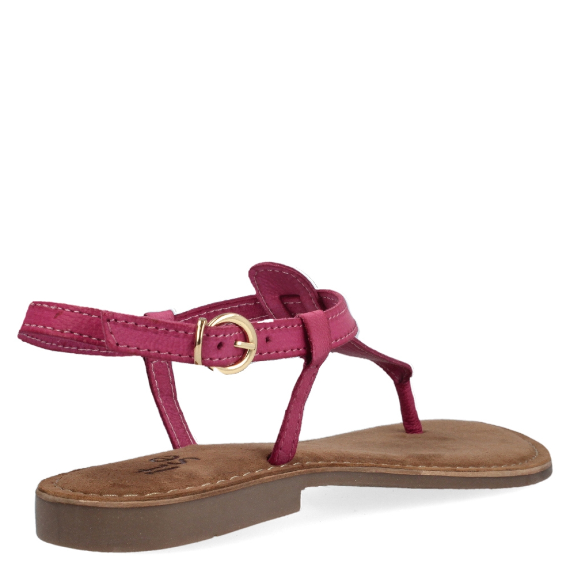 Sandalia fucsia de la marca Itse, modelo Tessa. Exterior de la sandalia de piel de color fucsia. Interior de la sandalia de piel de color fucsia. Cierre de la sandalia con hebilla en el tobillo. Sandalia con suela de goma flexible y ligera. Sandalia con plantilla acolchada para garantizar el máximo confort. La sandalia de Itse, modelo Tessa, es la sandalia perfecta para el verano. Es una sandalia cómoda y versátil para cualquier plan de verano. Ideal para dar un toque de color a tus looks.