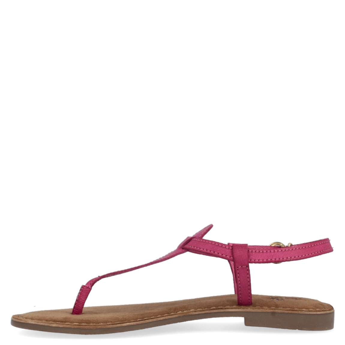 Sandalia fucsia de la marca Itse, modelo Tessa. Exterior de la sandalia de piel de color fucsia. Interior de la sandalia de piel de color fucsia. Cierre de la sandalia con hebilla en el tobillo. Sandalia con suela de goma flexible y ligera. Sandalia con plantilla acolchada para garantizar el máximo confort. La sandalia de Itse, modelo Tessa, es la sandalia perfecta para el verano. Es una sandalia cómoda y versátil para cualquier plan de verano. Ideal para dar un toque de color a tus looks.