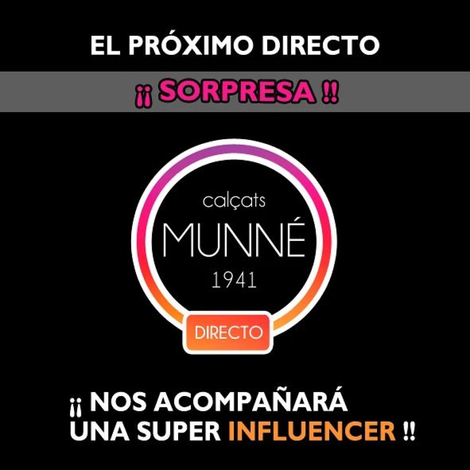 🔥❤¡¡No podemos estar más contentas con nuestro próximo directo!! Tenéis que estar atentas porque será sorpresa el día📆 y la hora⏰. Todo será muy especial como la INFLUENCER que nos acompañara.🤫🥰 ‼️Valdrá la pena que no os lo perdáis‼️ . #directo #direct #influencers #influencer #shoes #shoesaddict #zapatos #tendencia #shoes #moda #barcelona #madrid #sabadell #bcn #ilusión #fashion #NuevaColección #new #deportivas #sneaker #botines #mocasines #bolsos