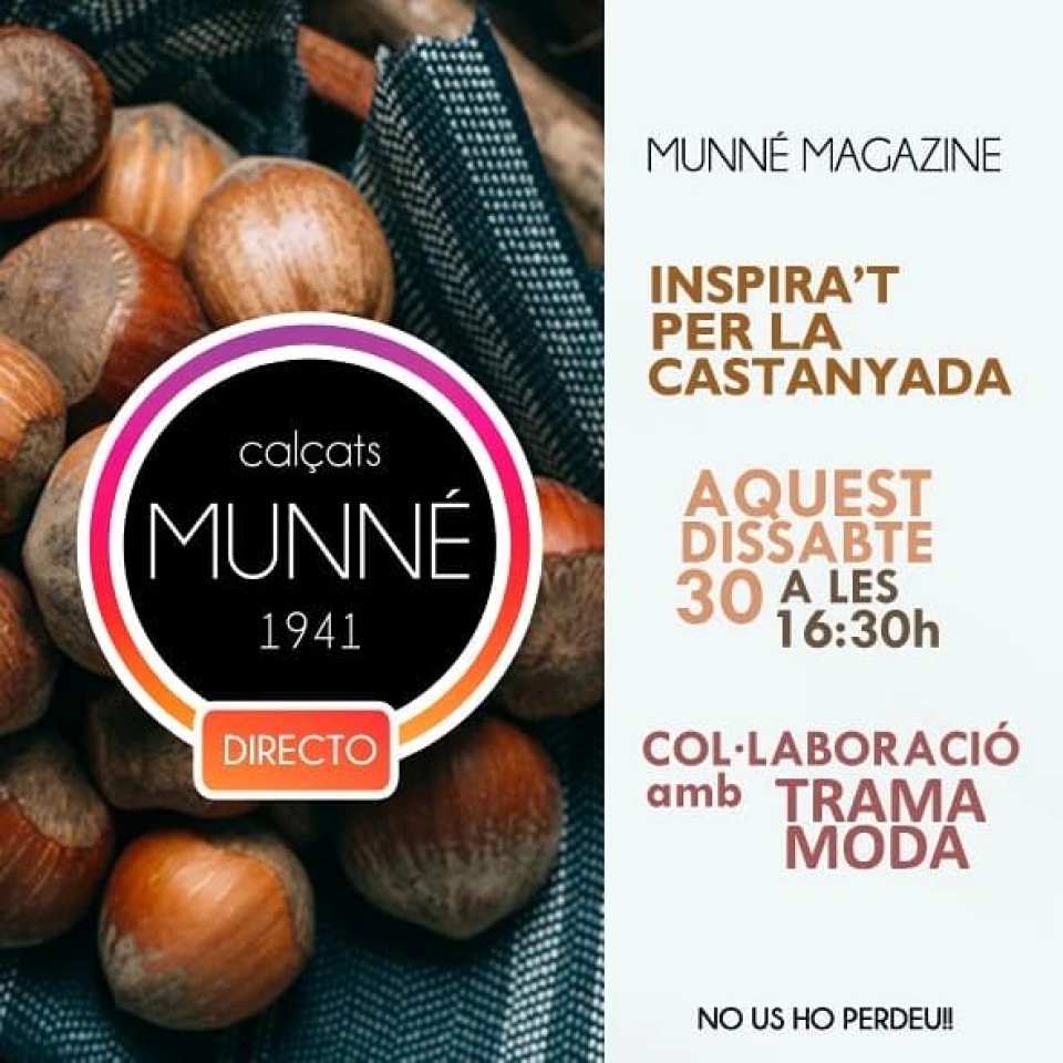 ¡¡MAGAZINE!! 🙌AVUI serà un gran directe!🙌 No us ho perdeu!! Ens veiem a les 16:30h a Instagram