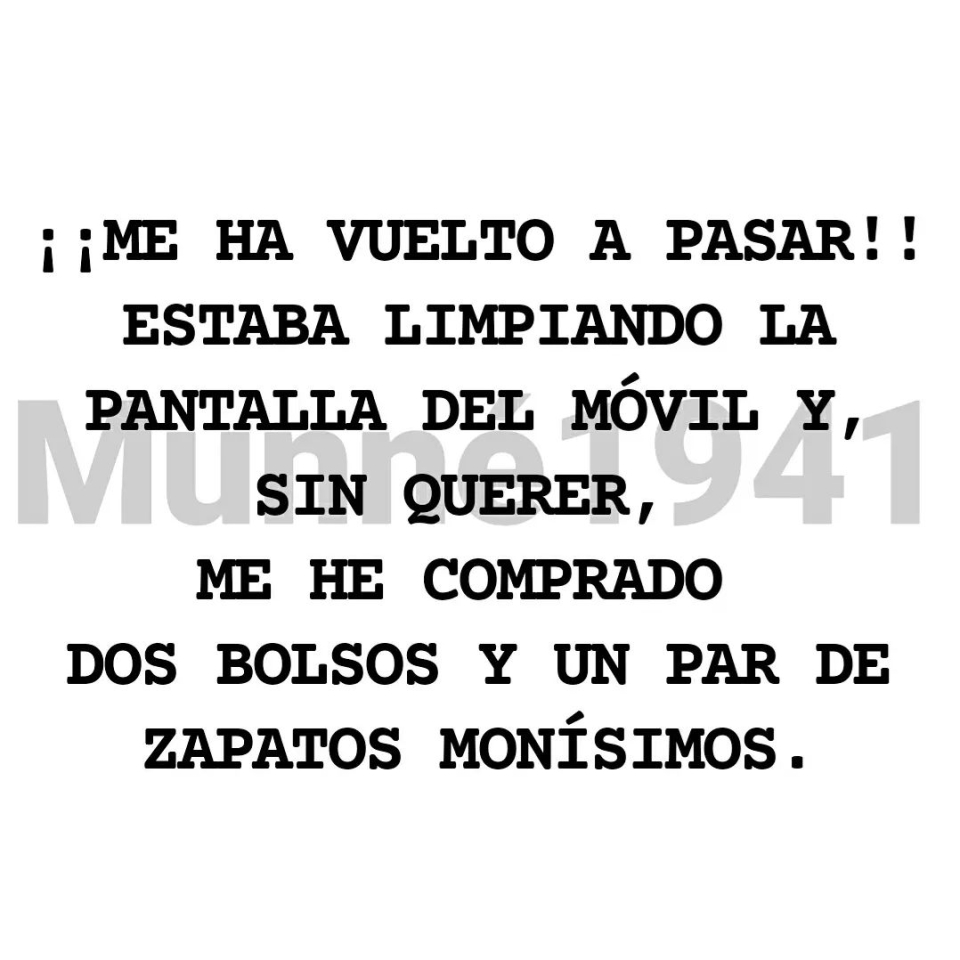 🤪🤣 . . #vida #cosasdeeldiaadia #cosasnuetras #compras #picardia #cosasgraciosas #shoes #zapatos #happy #alegria #sonrie # #guapa #laschicastienenrazon #humor #simpatia #frasedeldia #happyday #frases #memes #sonrisa #shoesaddict #molinsderei #santvicençdelshorts #santfeliudellobregat #sabadellcentre #martorelles #bcn