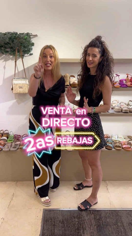 ¡Prepárate para las Segundas Rebajas más increíbles! Este miércoles 12 a las 21:30h, te invitamos a nuestra venta en directo de zapatos y complementos de las mejores marcas en Instagram. ¡No te lo puedes perder! Síguenos y conéctate para descubrir descuentos irresistibles hasta el -70% y estar a la moda. ¡Te esperamos con los mejores precios y estilos! #SegundasRebajas #VentaEnDirecto #Moda