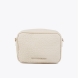 Bolso de la marca Lola Casademunt, modelo GEMMA. Bolso Bandolera con grabado monograma en efecto piel color beig. Contiene asa bandolera con detalle de logo en strass. Cierre con cremallera.ALTO: 25 cm - LARGO: 17 cm - ANCHO: 8 cm / BANDOLERA: 126 cm