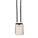 Funda clasica de la marca Lola Casademunt, modelo CLOE. Mini bolso porta móvil bicolor en efecto piel color beig. Contiene distintos compartimentos para billetes y tarjetas y asa bandolera ajustable. Cierre con cremallera.ALTO: 18,5 cm - LARGO: 12 cm - ANCHO: 3,3 cm / BANDOLERA: 141 cm
