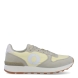 Deportivas de la marca Ecoalf, modelo UCLA. Exterior de las deportivas en naylon color amarillo. Interior de las deportivas en tela color beig. Cierre de las deportivas con cordones beig. Deportivas Ecoalf con suela plana. Estas deportivas Ecoalf Ucla transpirables son el complemento perfecto en tu armario. Tienen un diseño clásico y te darán la comodidad que necesitas para tu día a día!